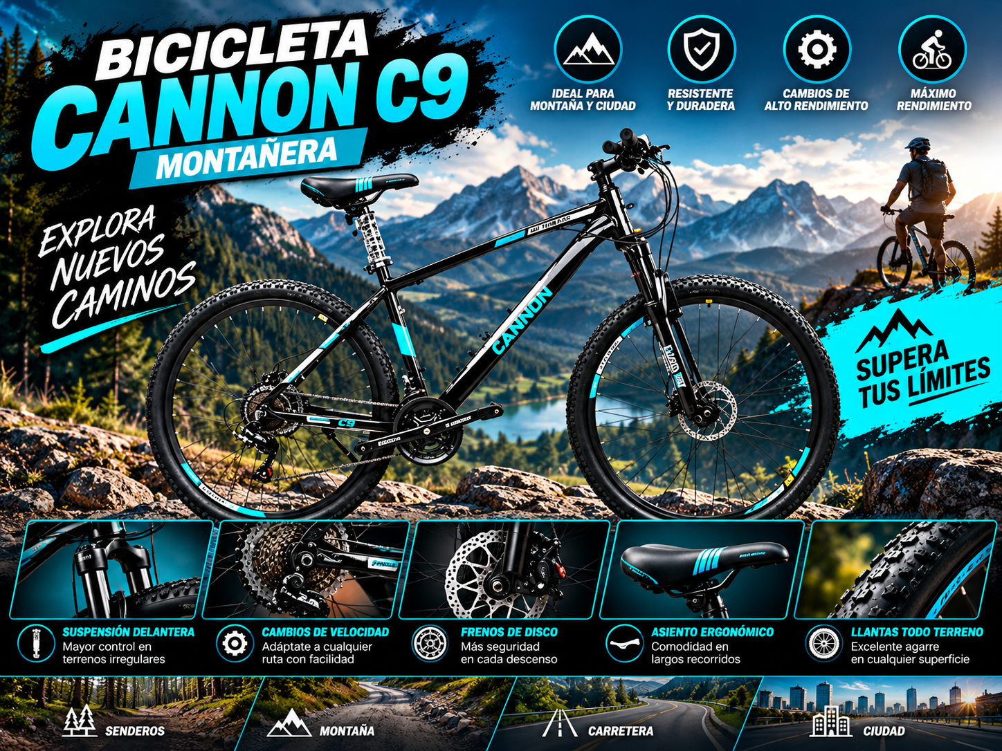 Bicicleta Cannon C9